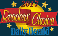 Daily Herald as a 2017 Readers’ Choice Top 5 Best Law Firm